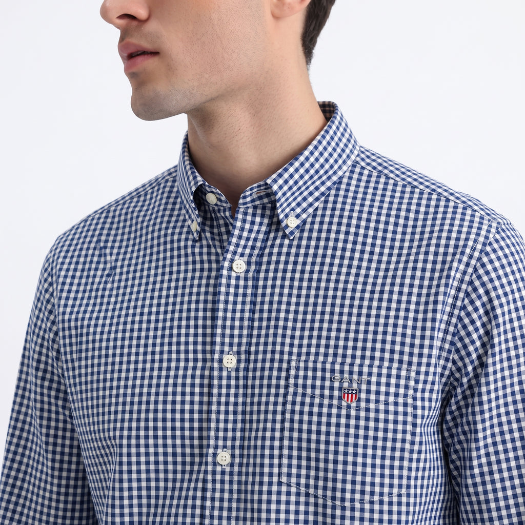 GANT Men's Regular Fit Gingham Button Down