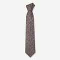 Pierre Cardin Vintage Sage Mauve Paisley Silk Tie