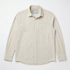 Pierre Cardin Cream Striped Casual Shirt
