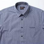 Pierre Cardin Men's Blue Gingham Regular Fit Shirt