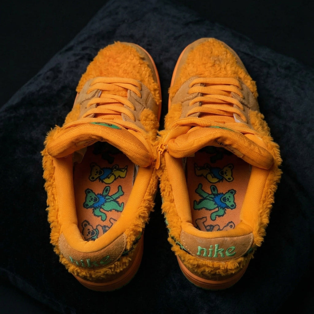 The Nike SB Dunk Low "Grateful Dead Bears Orange"