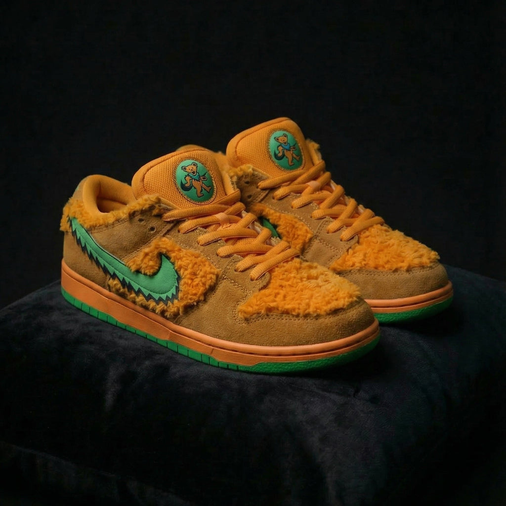 The Nike SB Dunk Low "Grateful Dead Bears Orange"