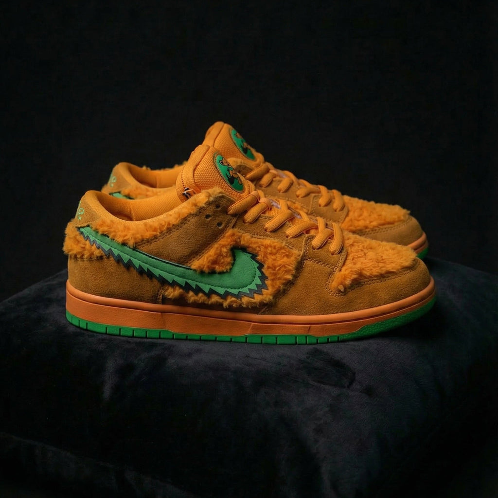 The Nike SB Dunk Low "Grateful Dead Bears Orange"