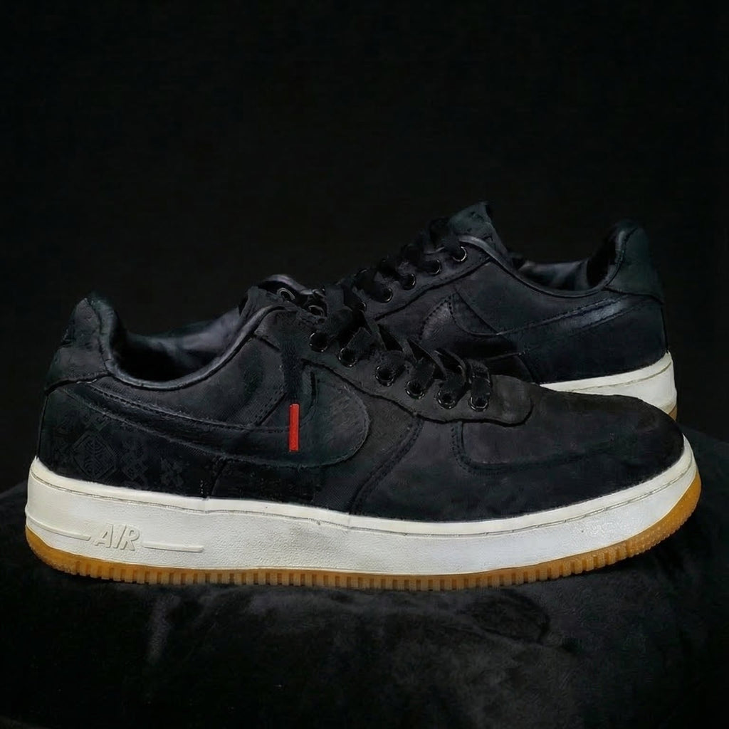 The Nike Air Force 1 Low Fragment x CLOT 'Black Silk'