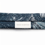 Littlewoods Heritage Slate Blue Woven Botanical Tie
